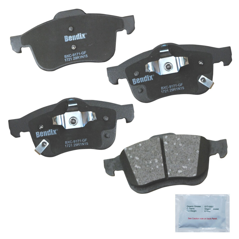 Bendix Priority1 Cfc1721 Ceramic Front Brake Pads For Fiat 500L 2020-2014 887243216319