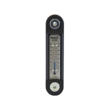 Buyers Products LDR02A Jauge de niveau d'huile noire et argentée avec thermomètre