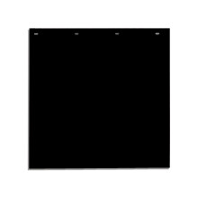 Buyers Products Lot de 2 garde-boue en polymère noir ultra résistant 24 x 24 pouces RC24PPBPKGD