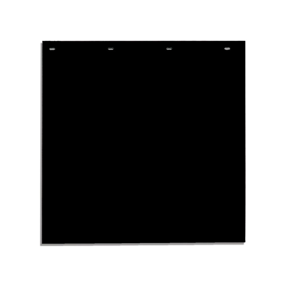 Tepe Buyers Products 2 Pack Super Durable Polymer Mudflaps 24X24 Inch Rc24ppbpkgd Black