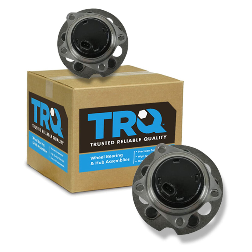 Trq Rear Wheel Hub Bearings Assembly Set Compatible With 1996-2005 Toyota Rav4 191213536124