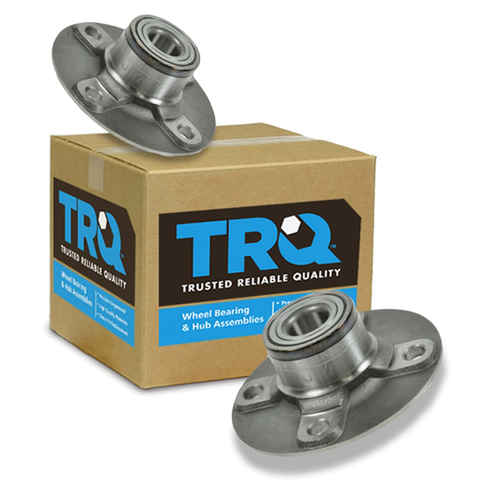 Trq Rear Wheel Hub Bearings Assembly Set Compatible With 2000-2006 Nissan Sentra 191213536476