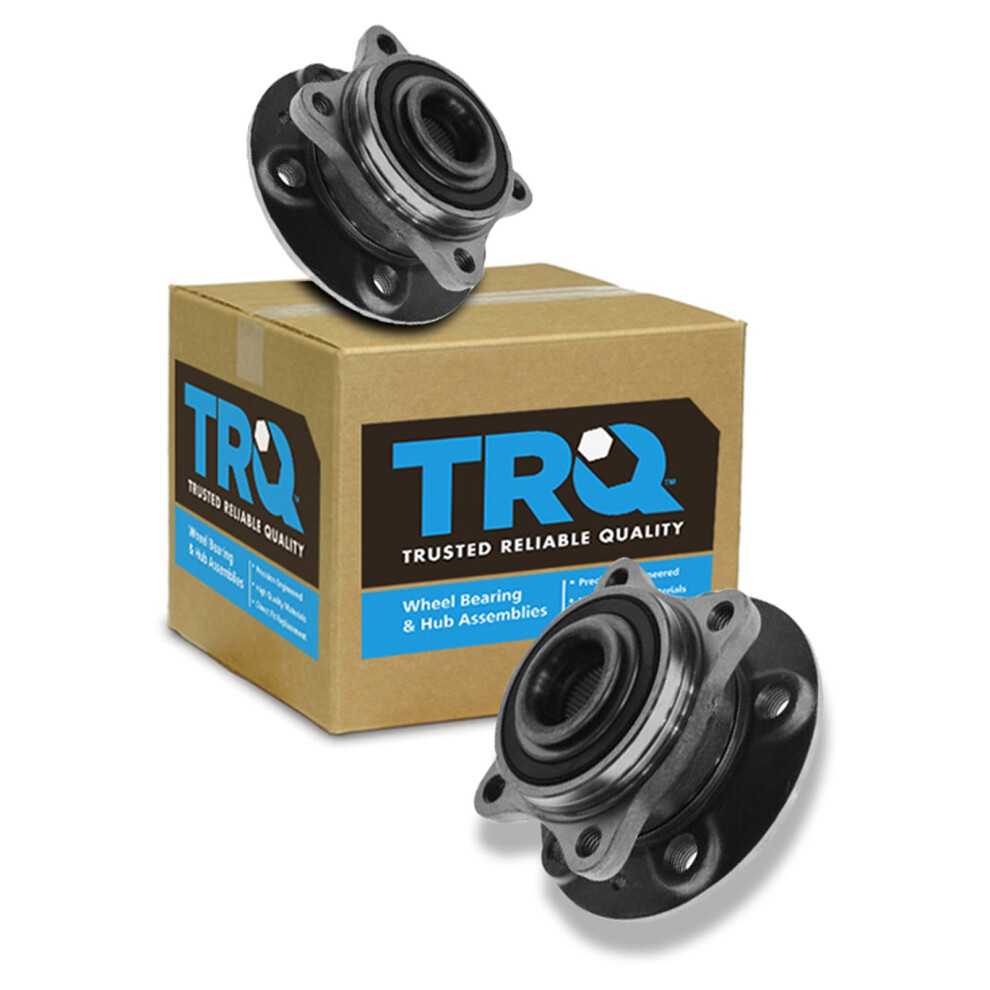 Trq Front Wheel Hub Bearings Assembly Set Compatible With 2001-2009 Volvo S60 1999-2006 S80 2001-2007 V70 2003-2007 Xc70 191213535226