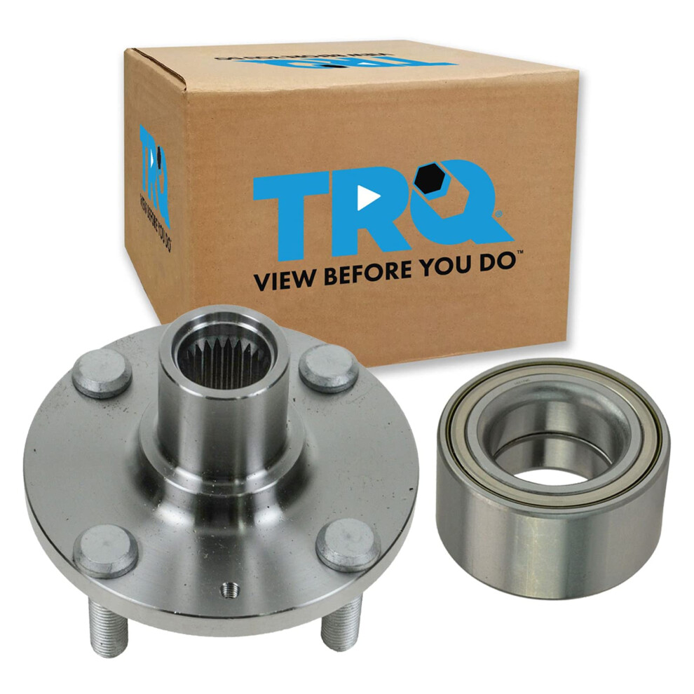 Trq Wheel Hub Bearings Assembly Set Compatible With 2000-2011 Hyundai Accent 2006-2011 Kia Rio Rio5 191213534717