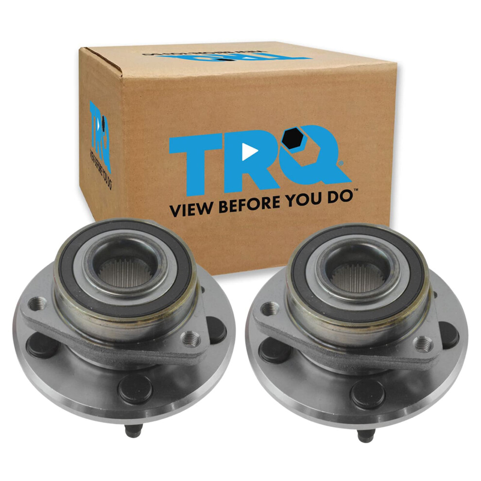 Trq Rear Wheel Hub Bearings Assembly Set Compatible With 2014-2017 Cadillac Cts 2010-2015 Chevrolet Camaro 191213537893