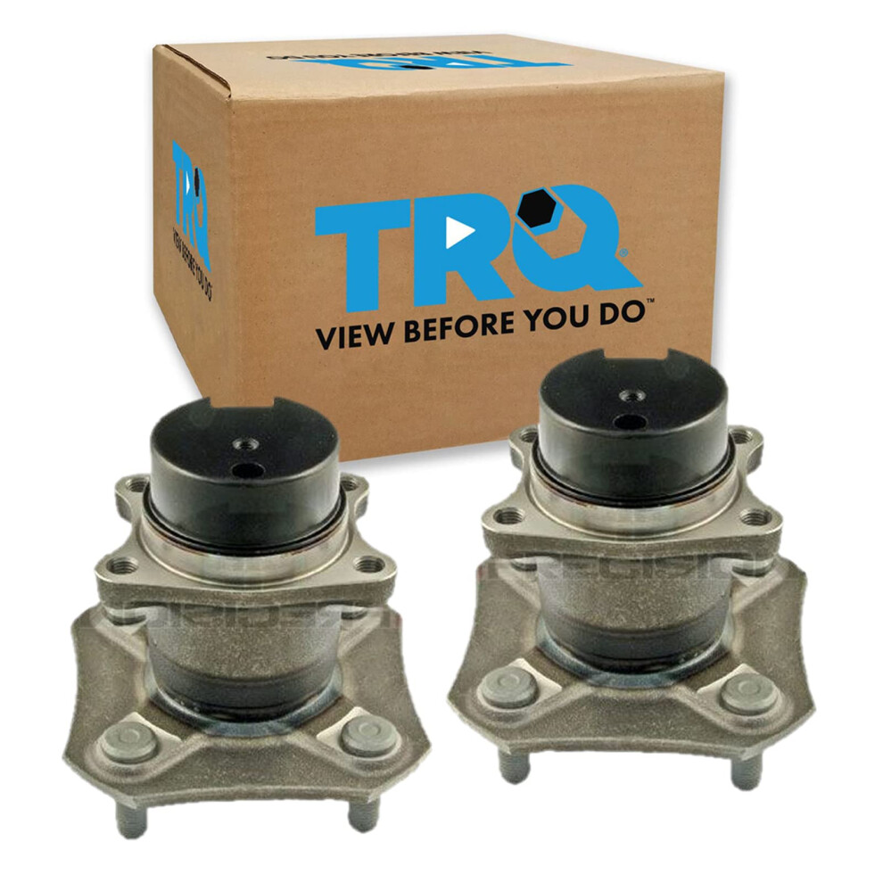 Trq Rear Wheel Hub Bearings Assembly Set Compatible With 2007-2012 Nissan Versa 191213536179