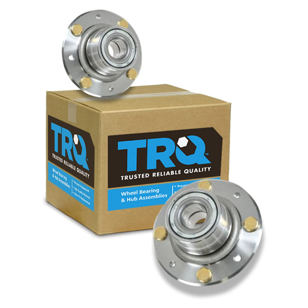 Trq Rear Wheel Hub Bearings Assembly Set Compatible With 2000-2004 Volvo S40 V40 191213535929