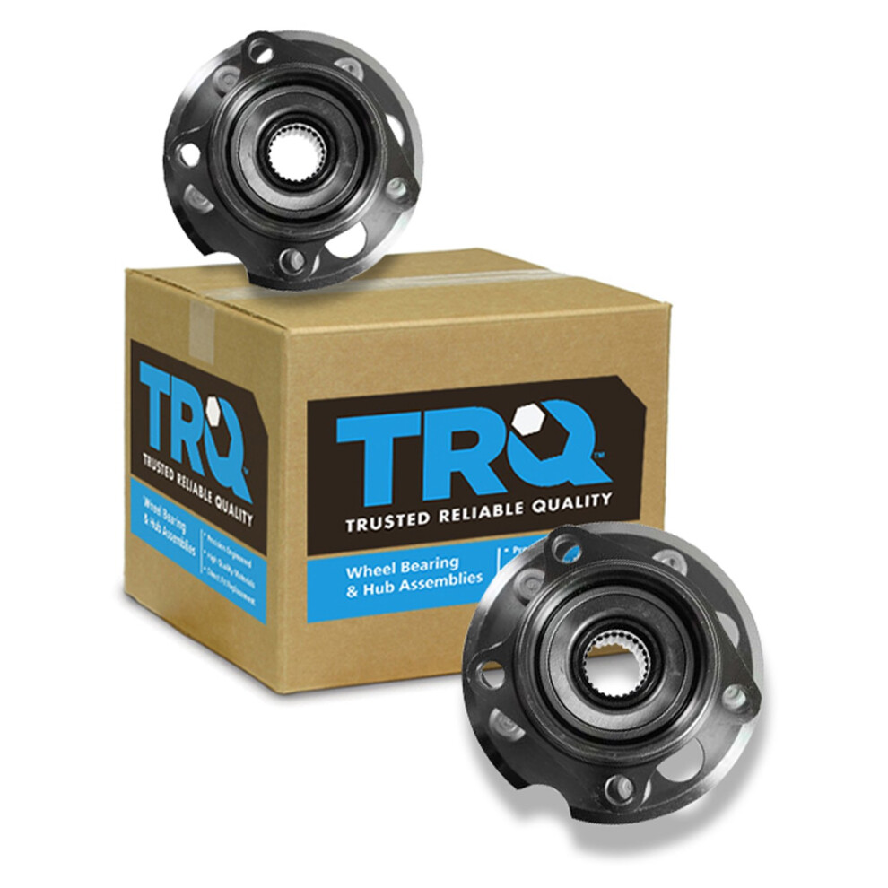 Trq Rear Wheel Hub Bearings Assembly Set Compatible With 2004-2010 Toyota Sienna 191213536971