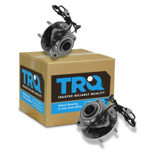 TRQ framhjulsnav och lagerparset fr Trailblazer Envoy w/ABS 6 Lug