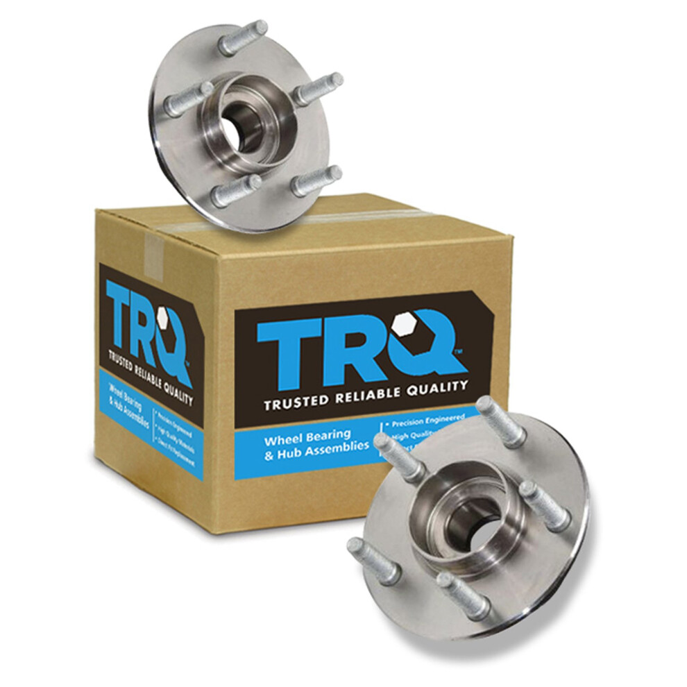 Trq Rear Wheel Hub Bearings Assembly Set Compatible With 1990-2007 Ford Taurus 1990-2005 Mercury Sable 191213534434