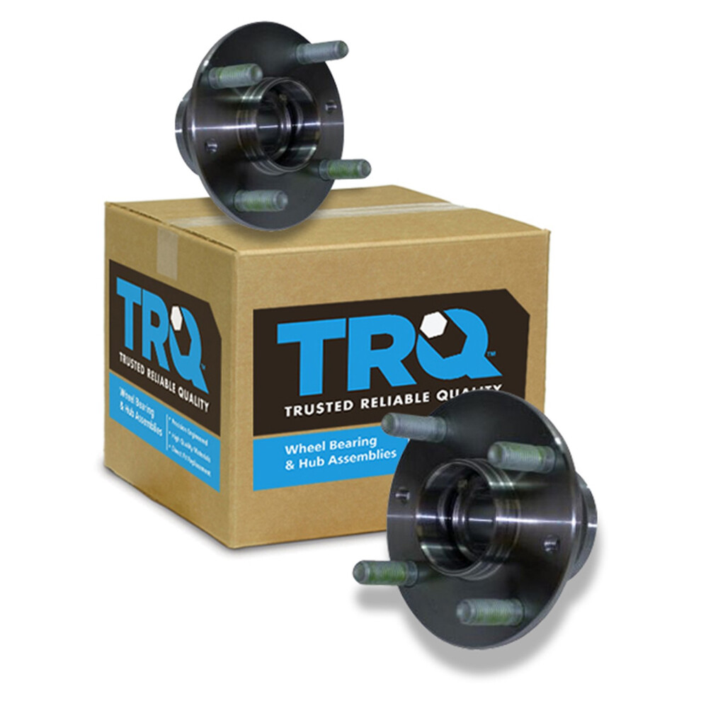 Trq Front Wheel Hub Bearings Assembly Set Compatible With 1991-2005 Mazda Miata 191213533697
