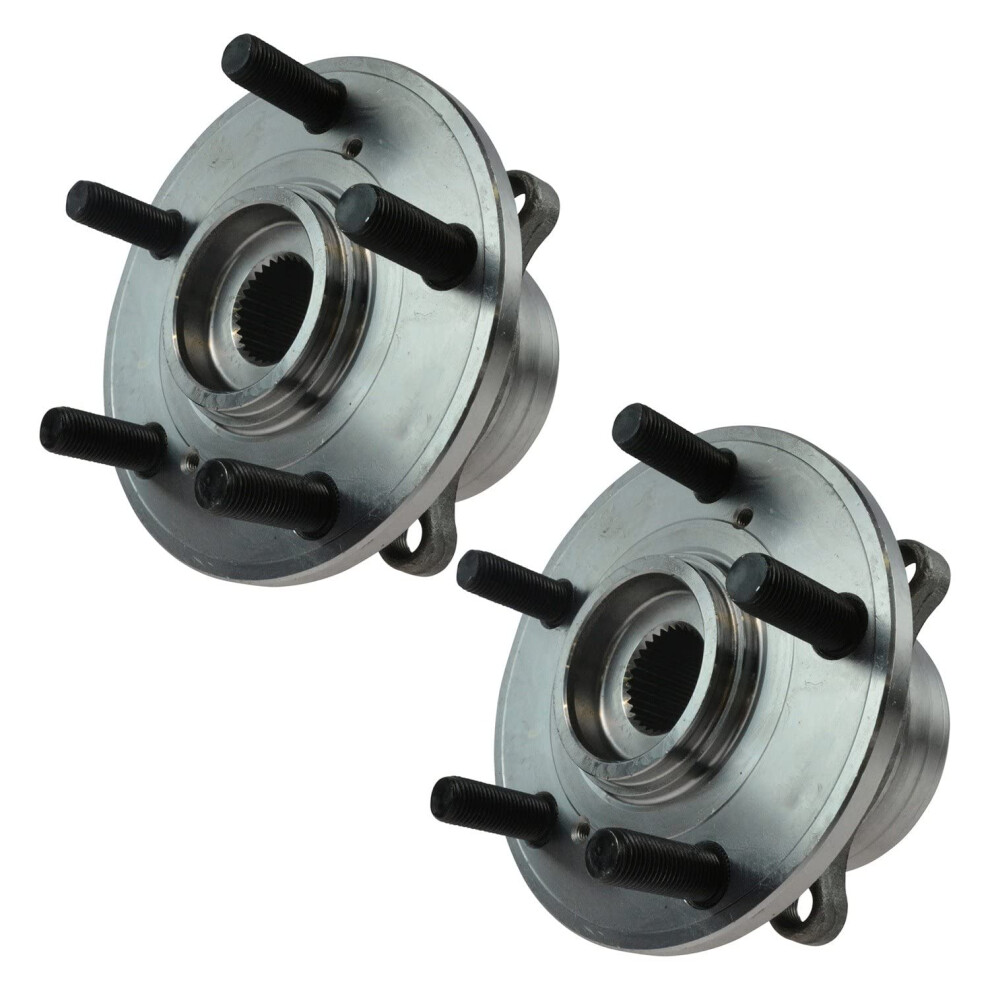 Trq Front Wheel Hub Bearings Assembly Set Compatible With 2007-2013 Acura Mdx 2010-2013 Zdx 2009-2015 Honda Pilot 191213537879
