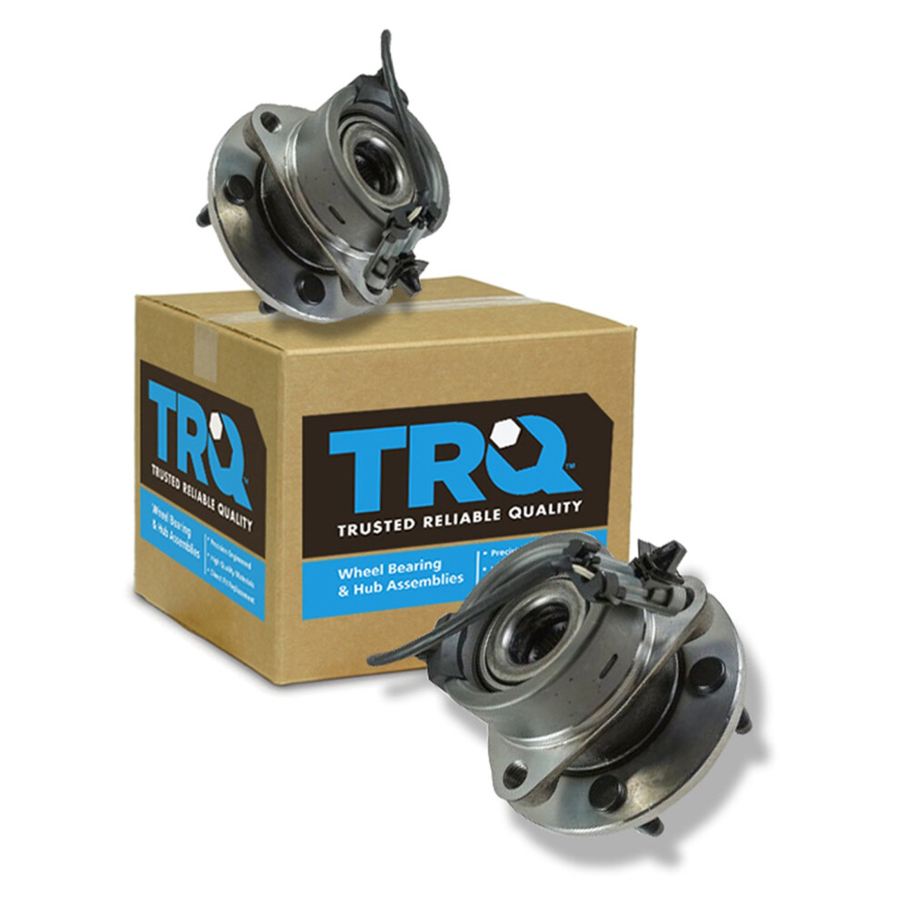 Trq Front Wheel Hub Bearings Assembly Set Compatible With 2005-2010 Chevrolet 2006-2011 Hhr 2007-2009 Pontiac G5 2003-2007 Saturn Ion Cobalt 191213534397
