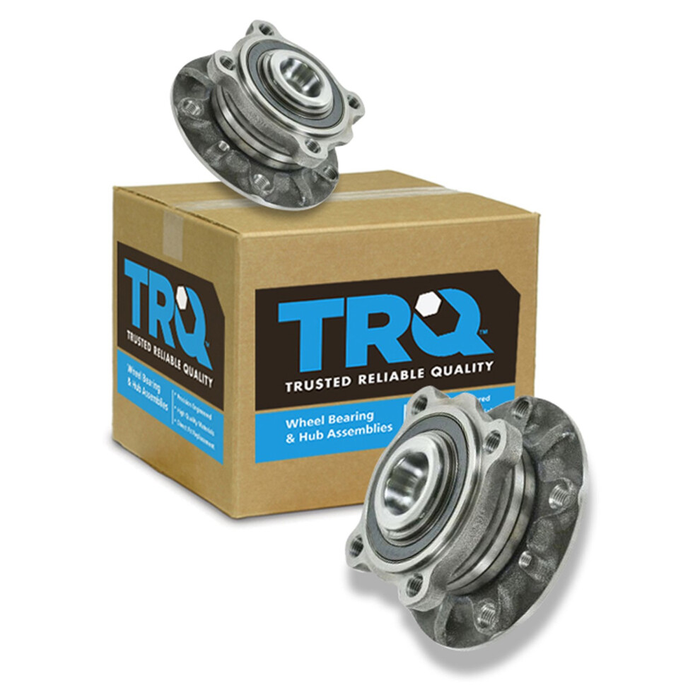 Trq Front Wheel Hub Bearings Assembly Set Compatible With 2001-2003 Bmw 525I 1997-2000 528I 530I 1997-2003 540I 2000-2003 Z8 191213535189