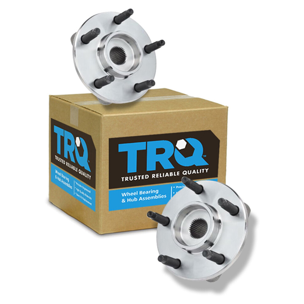 Trq Front Wheel Hub Bearings Assembly Set Compatible With 2006-2008 Chevrolet Hhr 191213535615
