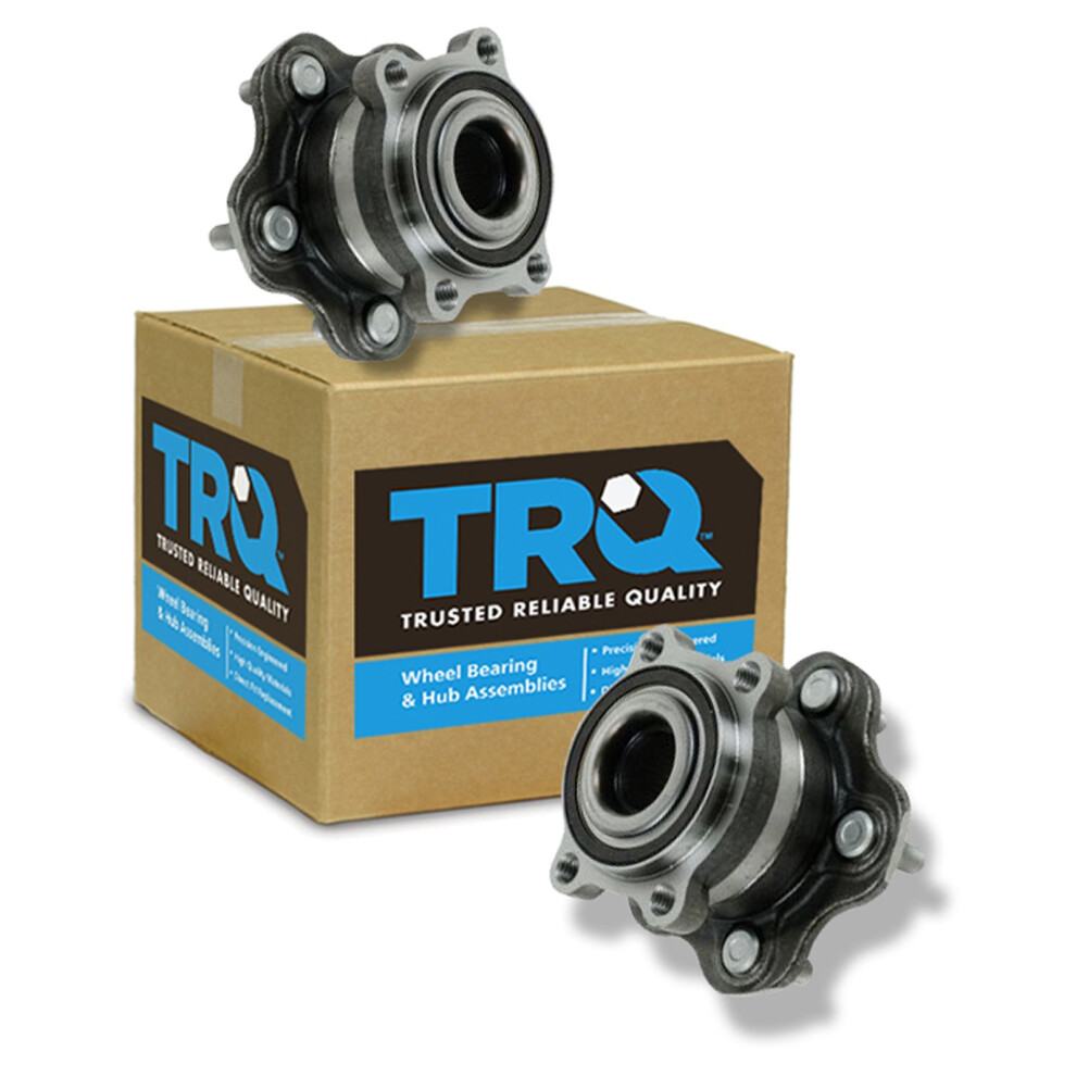 Trq Rear Wheel Hub Bearings Assembly Set Compatible With 2009-2014 Nissan Murano 191213545171