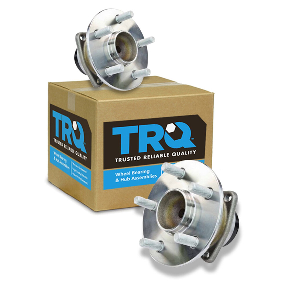 Trq Rear Wheel Hub Bearings Assembly Set Compatible With 2003-2008 Pontiac Vibe Toyota Corolla Matrix 2004-2009 Prius 191213535172