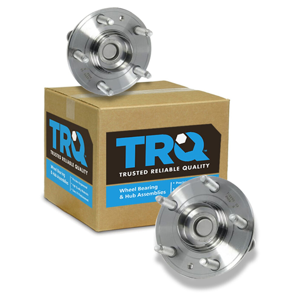 Trq Rear Wheel Hub Bearings Assembly Set Compatible With 2005-2007 Ford Five Hundred Freestyle 2008-2009 Taurus Taurus X Mercury Montego Sable 191213535127