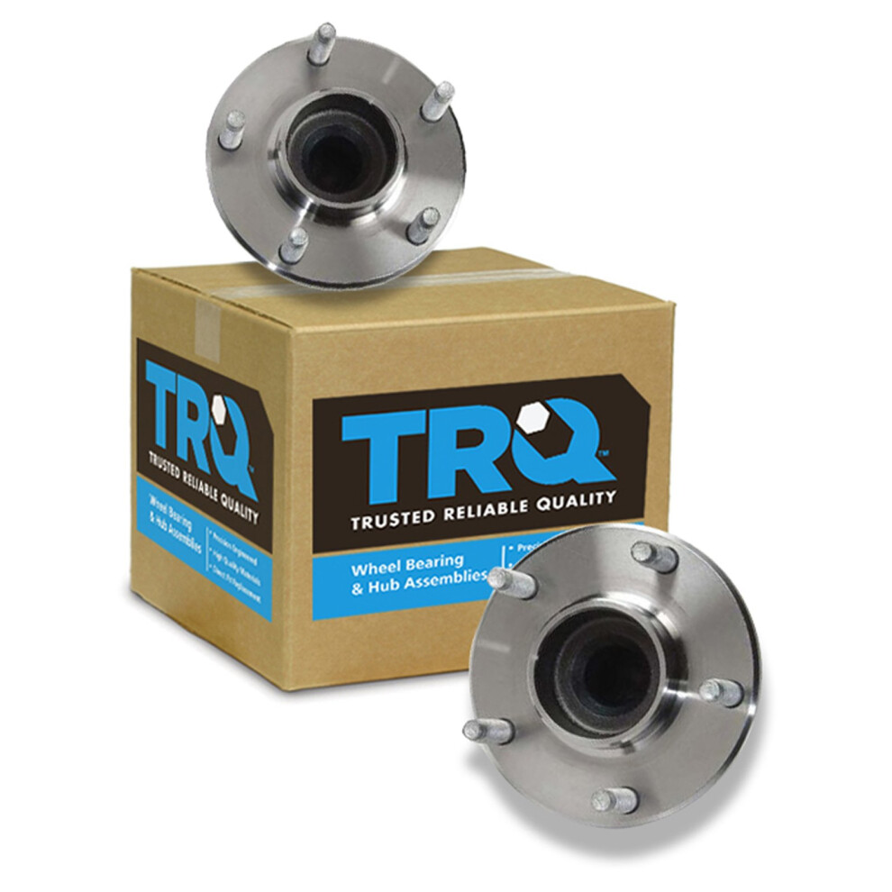 Trq Front Wheel Hub Bearings Assembly Set Compatible With 2004-2008 Cadillac Xlr 1997-2008 Chevrolet Corvette 191213534939