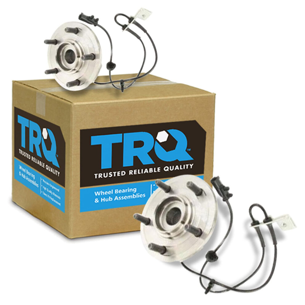 Trq Front Wheel Hub Bearings Assembly Set Compatible With 2007-2008 Chrysler Pacifica 191213534878