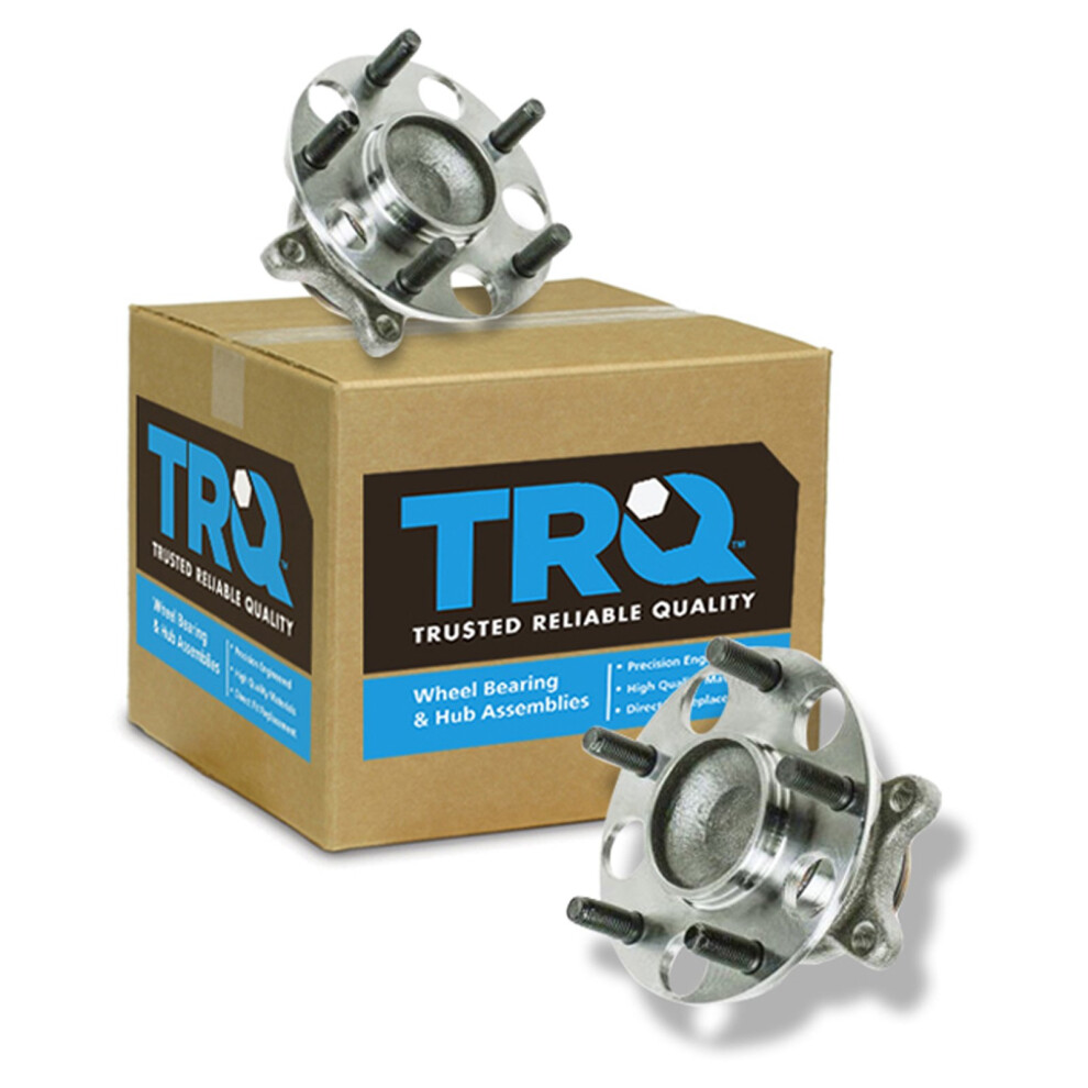 Trq Rear Wheel Hub Bearings Assembly Set Compatible With 2006-2011 Honda Civic 191213535431