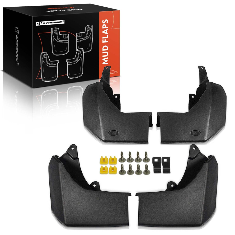 A-Premium Set Of 4Pcs Mud Flaps Splash Guards Mudguards Mudflaps With 717643511441