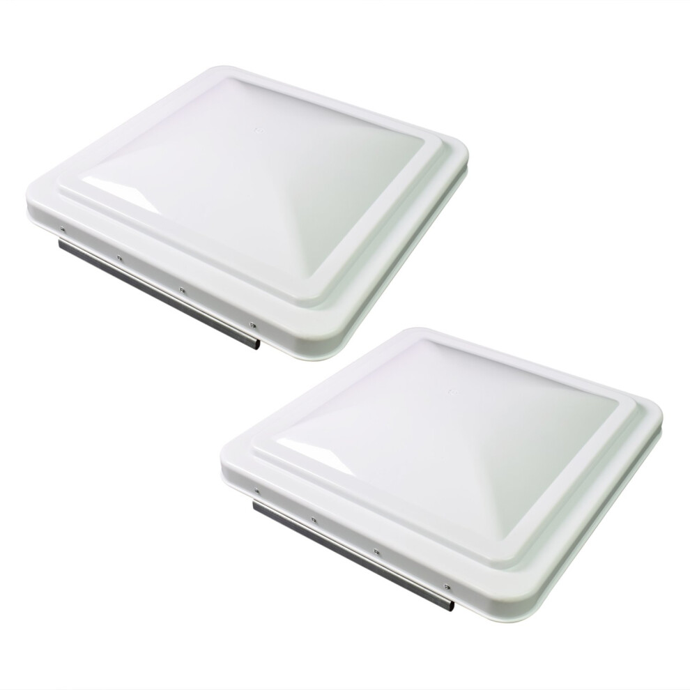 Leisure Coachworks 2 Packs 14 Inch RV Roof Vent Cover Universal Replac-image-OPC-PFKYBKM-NEW