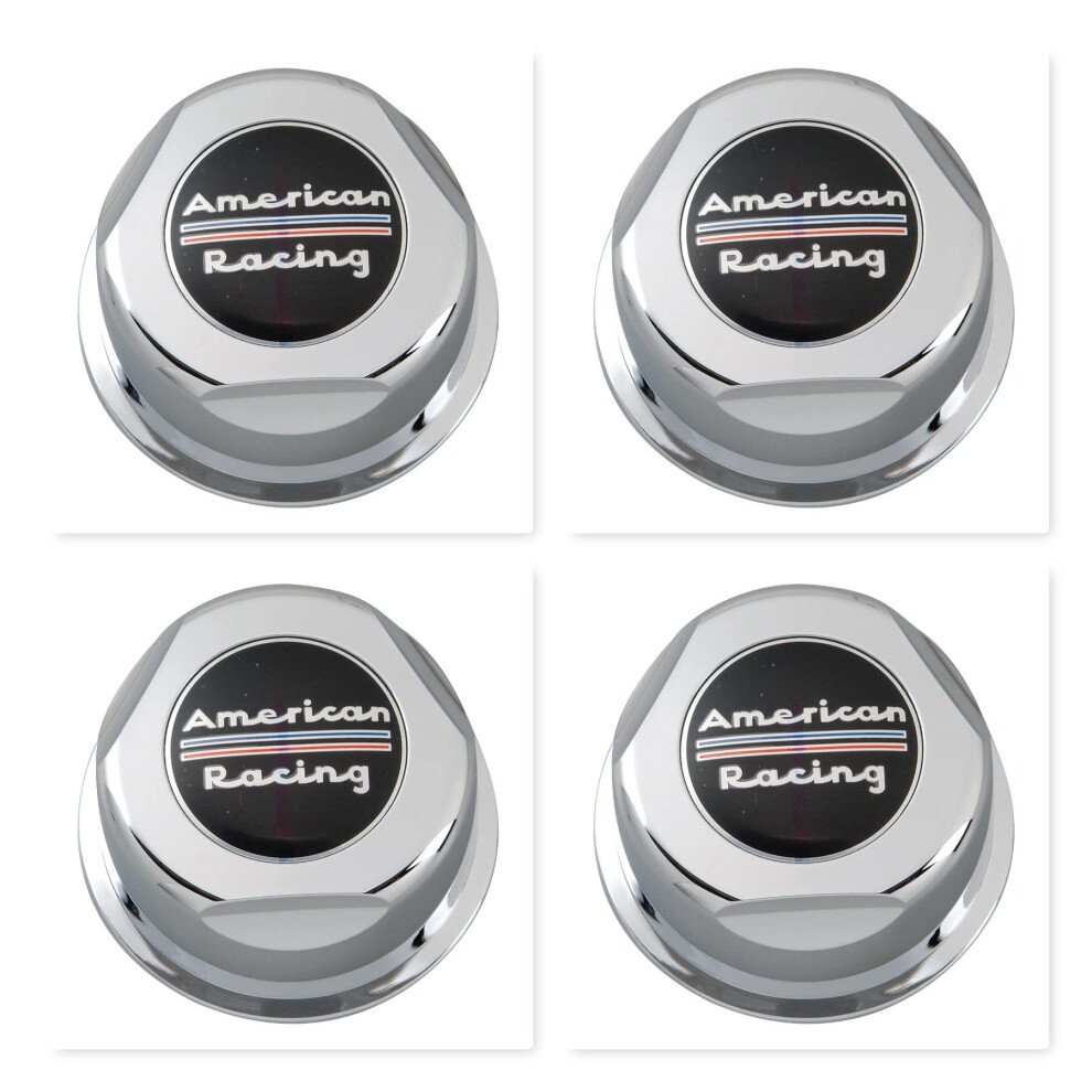 4 Pack American Racing 1307100 Chrome Wheel Center Cap 791512691908