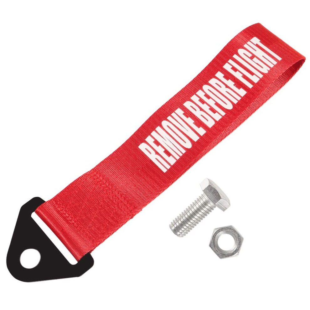 Dorhea Racing Tow Strap High Strength Tow Strap Universal Cars Set Red 701715556843