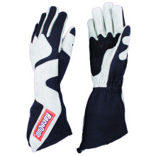 RaceQuip Long Gauntlet Race Handschuhe 358 Series 2 Layer Nomex SFI 3.3/5 Grau/Schwarz Large 358605