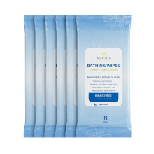 Nurture Valley Rinse Free Bathing Wipes for Adults Waterless cleansin