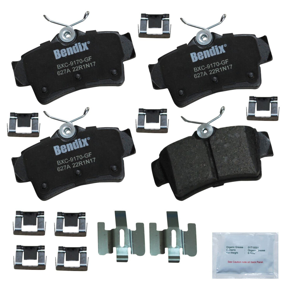 Bendix Priority1 Cfc627a Ceramic Rear Brake Pads For Ford Mustang 2001-1994 Mustang 2004-2003 887243299510