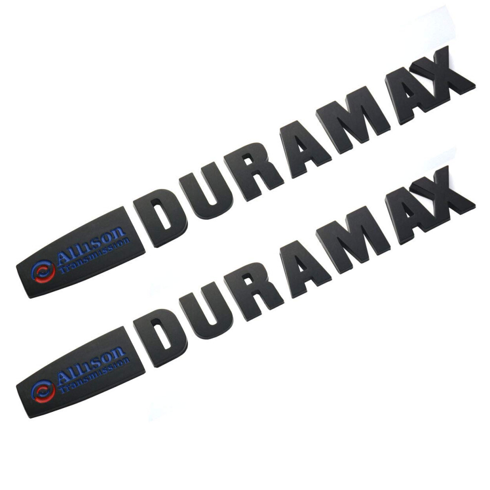 Aimoll 2Pcs Allison Duramax Badges Emblems Replacement For Silverado 2 661748962434