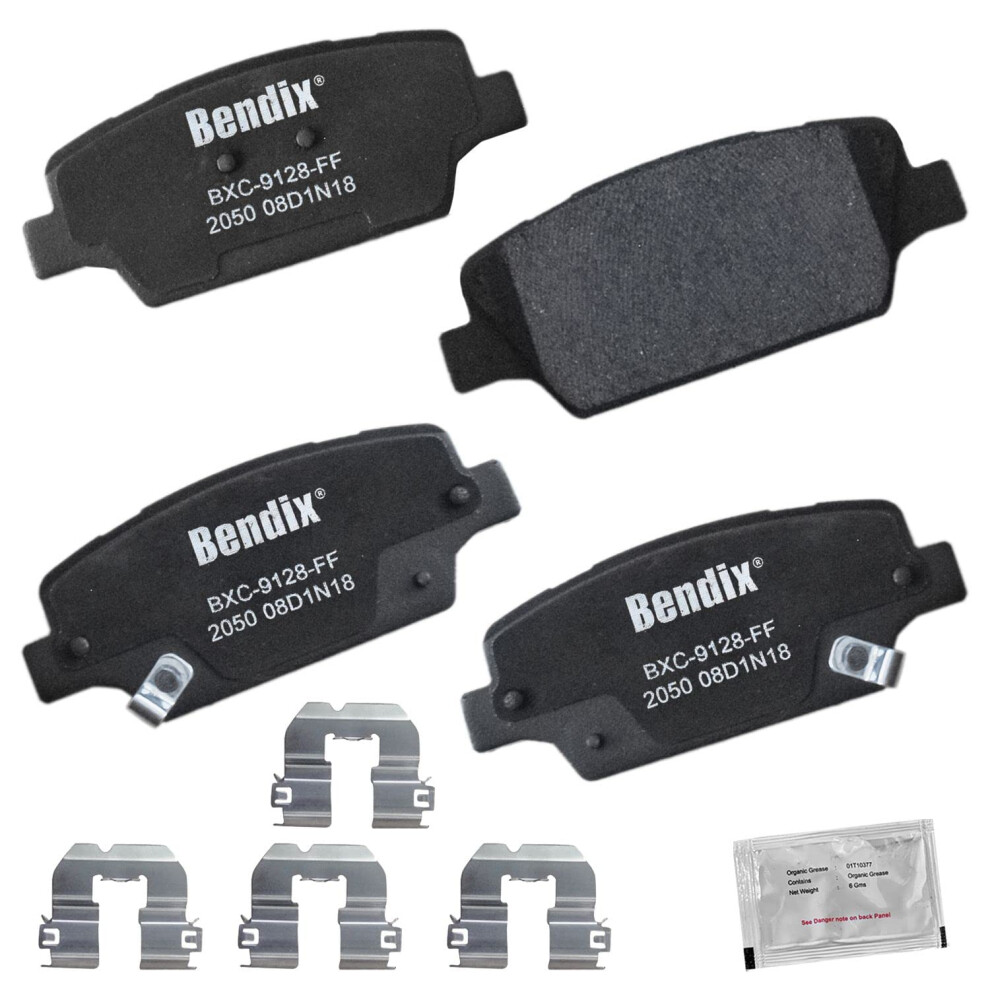 Bendix Priority1 Cfc2050 Ceramic Rear Brake Pads For Kia Cadenza 2020-2017 887243312530