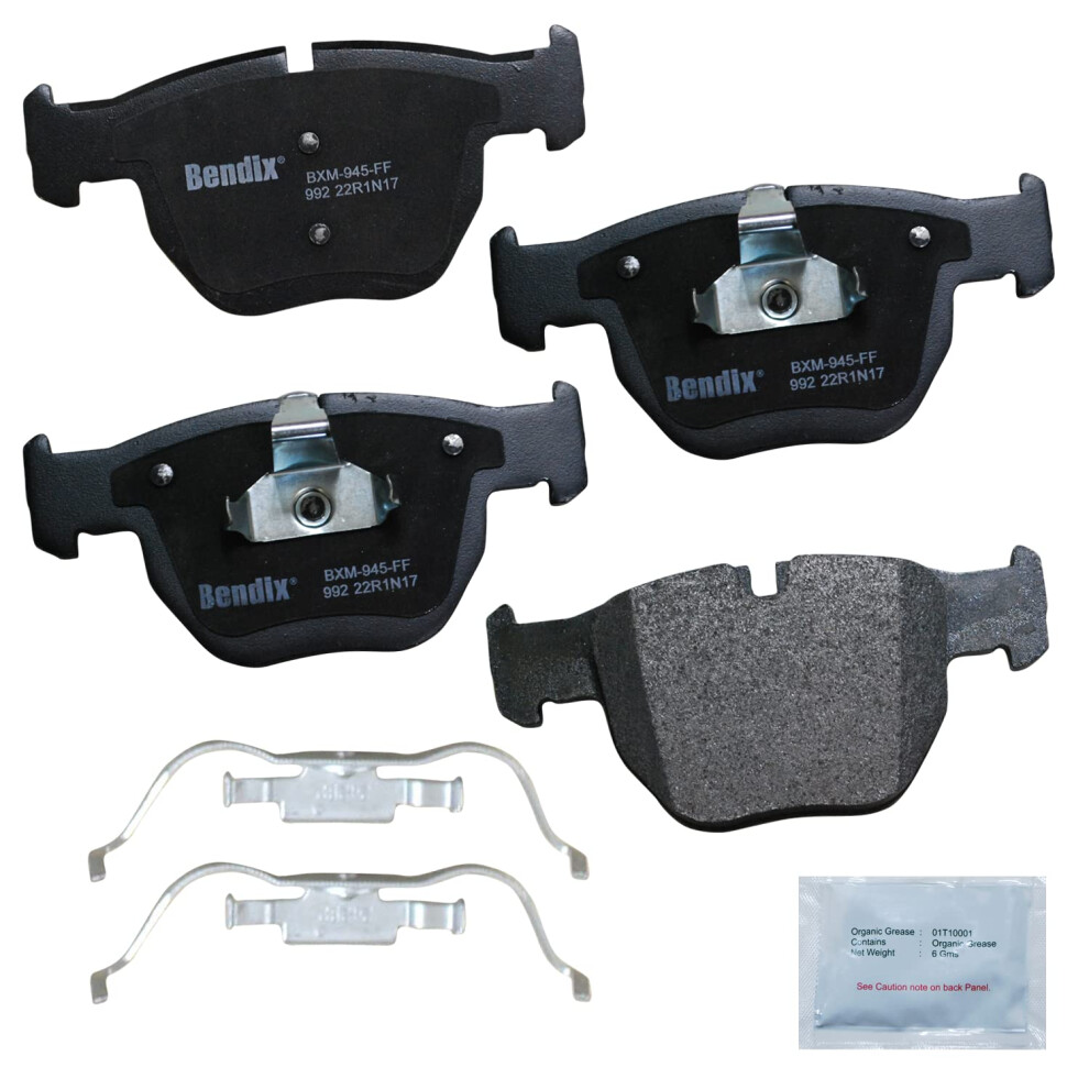 Bendix Priority1 Cfm992 Semi-Metallic Brake Pads For Land Rover Range Rover 2005-2003 Porsche Carrera Gt 2005 887243299817