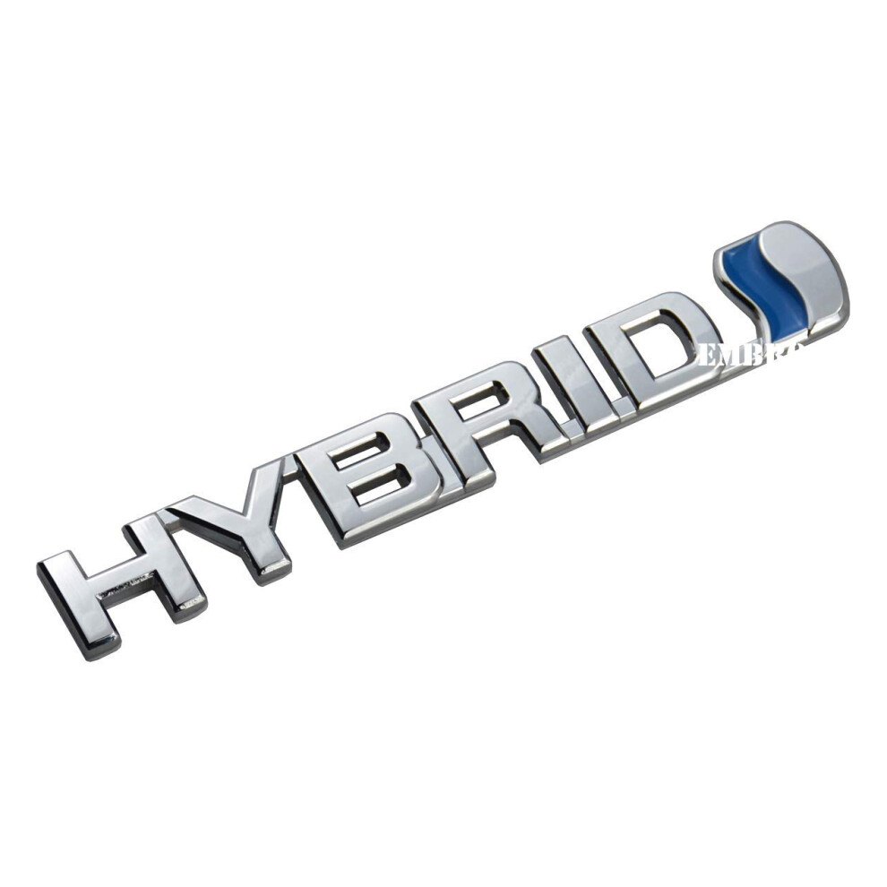 Embroom Hybrid Emblem Fender 3D Metal Badge Decal Replacement For Univ 768111092047