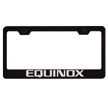 QPTimum Chevy Equinox Black Racing rustfrit st?l nummerplade ramme omslag (1)