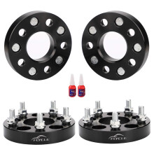Flycle 1 tomme 5x4,5 hjulafstandsstykker til TJ YJ 4PCS 5x114,3 mm hjulafstand til XJ KJ KK ZJ Ranger Explorer Mustang Edge 1/2-20 st?nger med 82