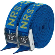 NRS 2,5 cm robuster Spanngurt, 2er-Pack ikonisches Blau, 4,5 m Dachtrgergurt fr Fahrzeuganhnger im Freien