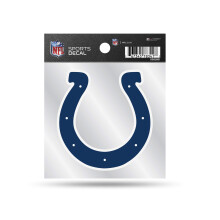 Rico Industries NFL Indianapolis Colts 4""x4"" kleiner Aufkleber in Teamfarbe