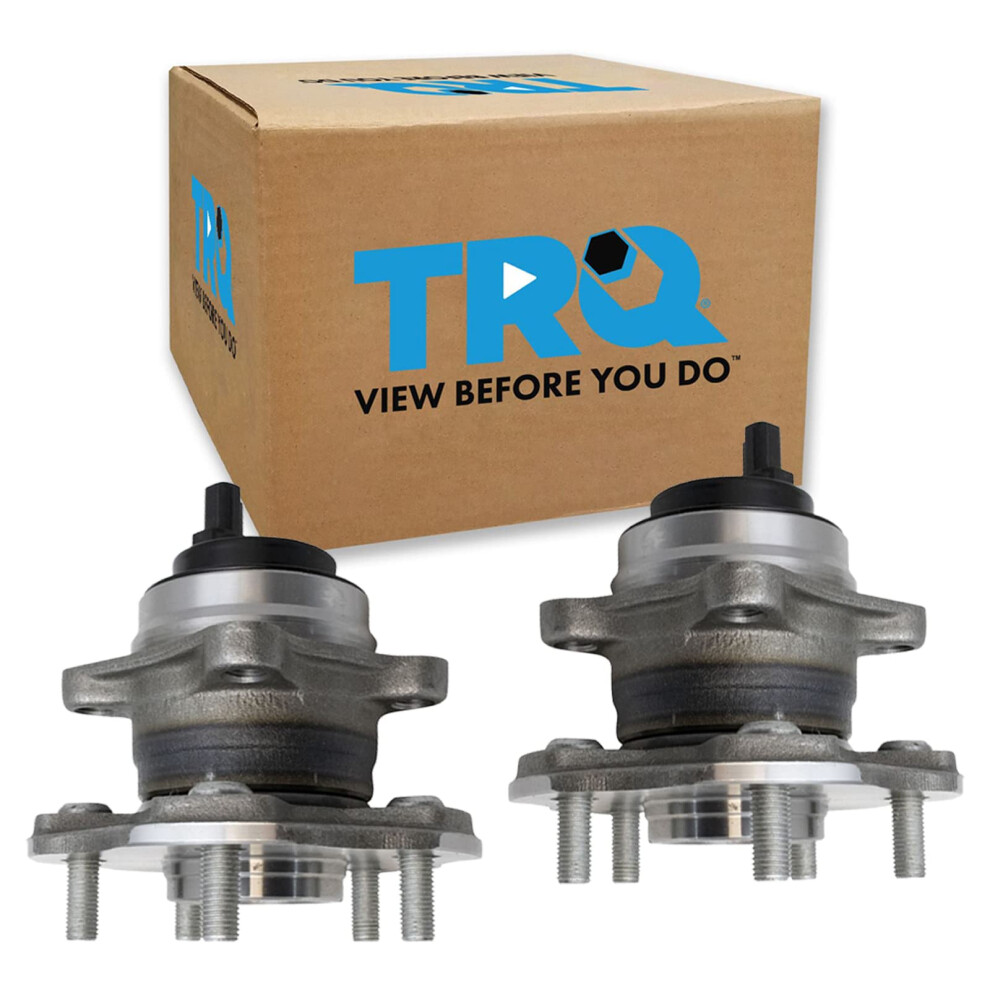 Trq Rear Wheel Hub Bearings Assembly Set Compatible With 2010-2019 Lexus Rx350 2018-2019 Rx350l 2010-2015 Rx450h 2014-2020 Toyota Highlander 191213519660