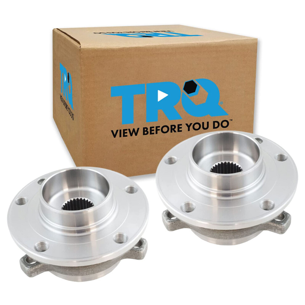 Trq Front Wheel Hub Bearings Assembly Set Compatible With 2014-2022 Jeep Cherokee 191213520376