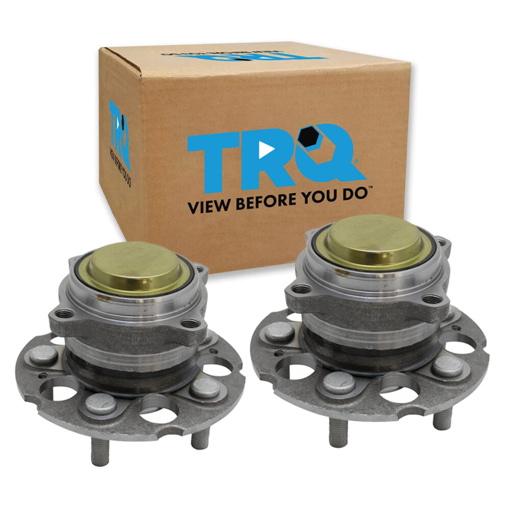 Trq Rear Wheel Hub Bearings Assembly Set Compatible With 2013-2018 Acura Rdx 2012-2016 Honda Cr-V 191213519936