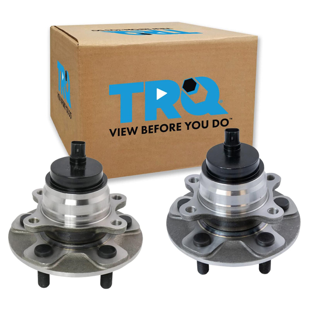 Trq Front Wheel Hub Bearings Assembly Set Compatible With 2007-2017 Lexus Ls460 191213520413
