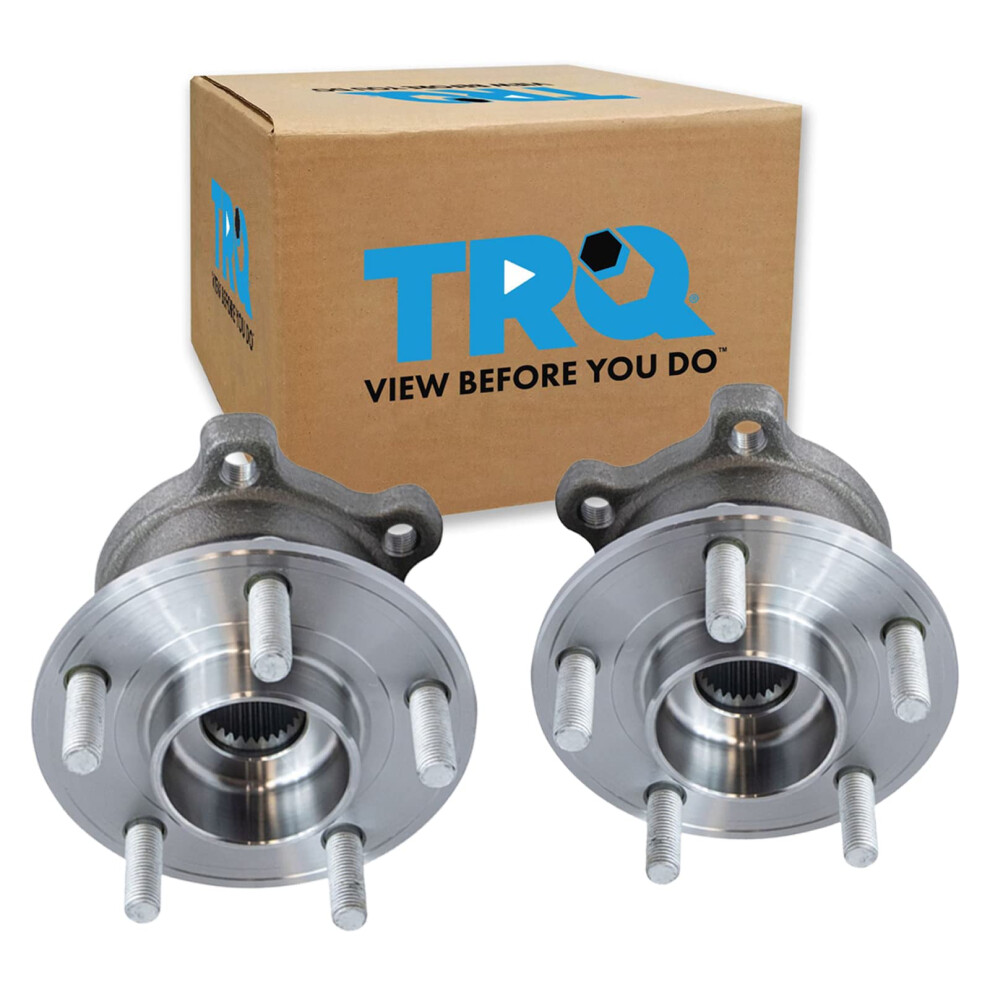 Trq Rear Wheel Hub Bearings Assembly Set Compatible With 2013-2019 Ford Escape 2015-2019 Lincoln Mkc 191213521199