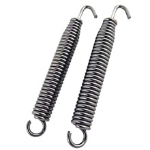 P1 Tools 2 PSC 90mm avgasrr ljuddmpare Springs Swivel fr motorcykel Motorcykel