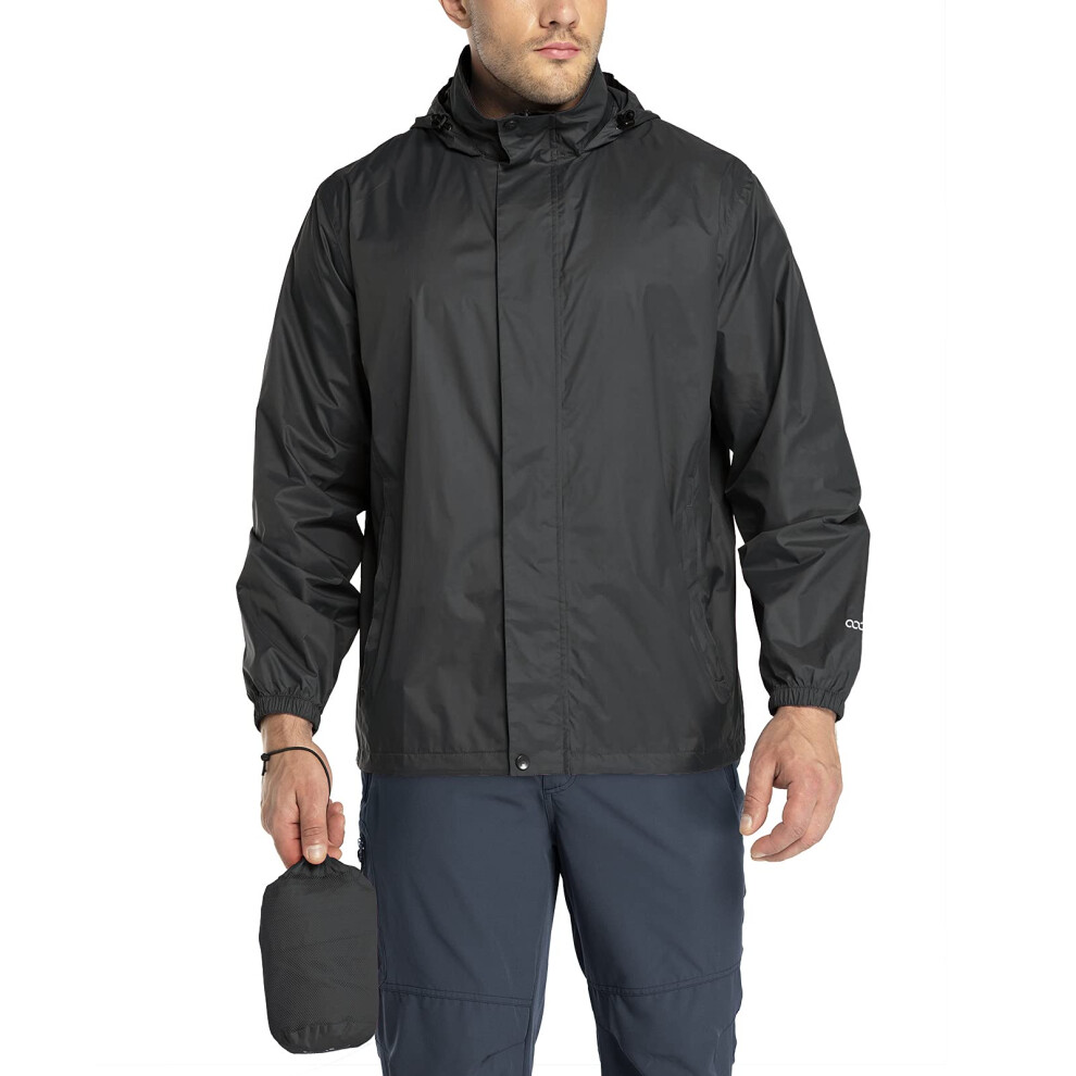 Veste de pluie pliable de 33 000 pieds pour homme, imperméable et légère, imperméable ...