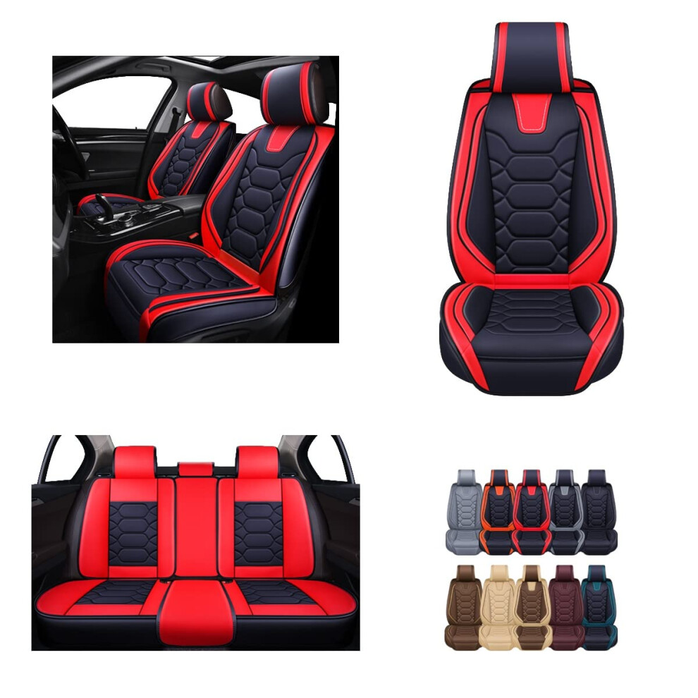 Ensemble complet d'accessoires de housses de siège auto OASIS AUTO en cuir nappa de qualité supérieure