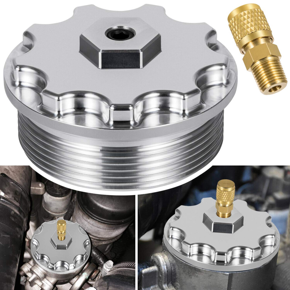 Fuel Filter Cap For Ford 6.0L Powerstroke Diesel 2003-2007 F250 F350 F 641197085380