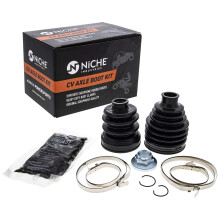 Niche for bageste CV Axle Boot Kit til Yamaha Grizzly 700 550 Kodiak 450 700 erstatter 28P-2510H-02-00 28P-2510H-01-00